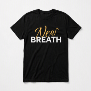 New Breath T-Shirt. Black