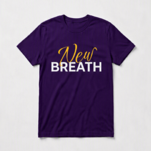 New Breath T-Shirt. Purple